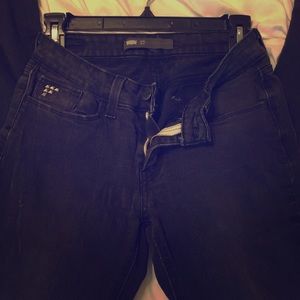 Faded black Levi’s skinny jeans